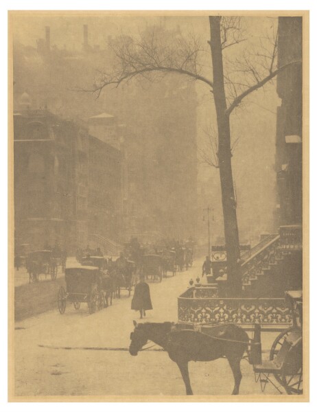 Alfred Stieglitz, [The Street - Design for a Poster]
