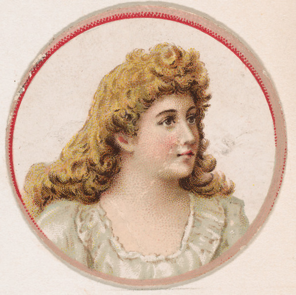 Kinney Brothers Tobacco Company, Portrait of woman, from the Novelties series (N228, Type 2) issued by Kinney Bros.