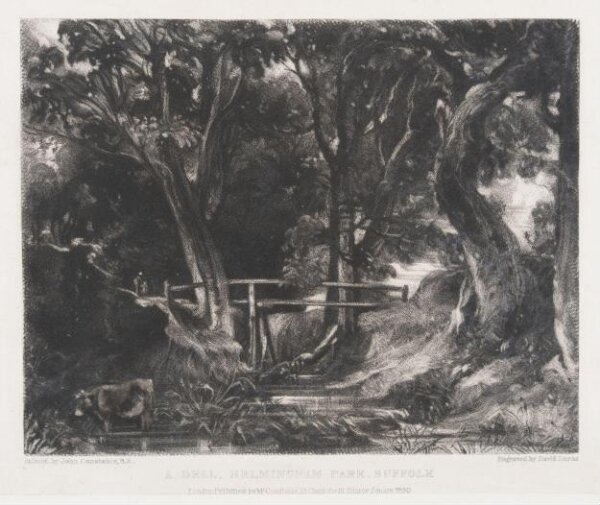 Constable, John RA, A DELL, HELMINGHAM PARK, SUFFOLK