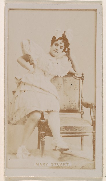 Kinney Brothers Tobacco Company, Mary Stuart, from the Actresses series (N245) issued by Kinney Brothers to promote Sweet Caporal Cigarettes