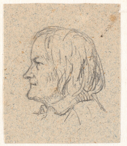 P.C. Skovgaard, Profilportræt af Thorvaldsen