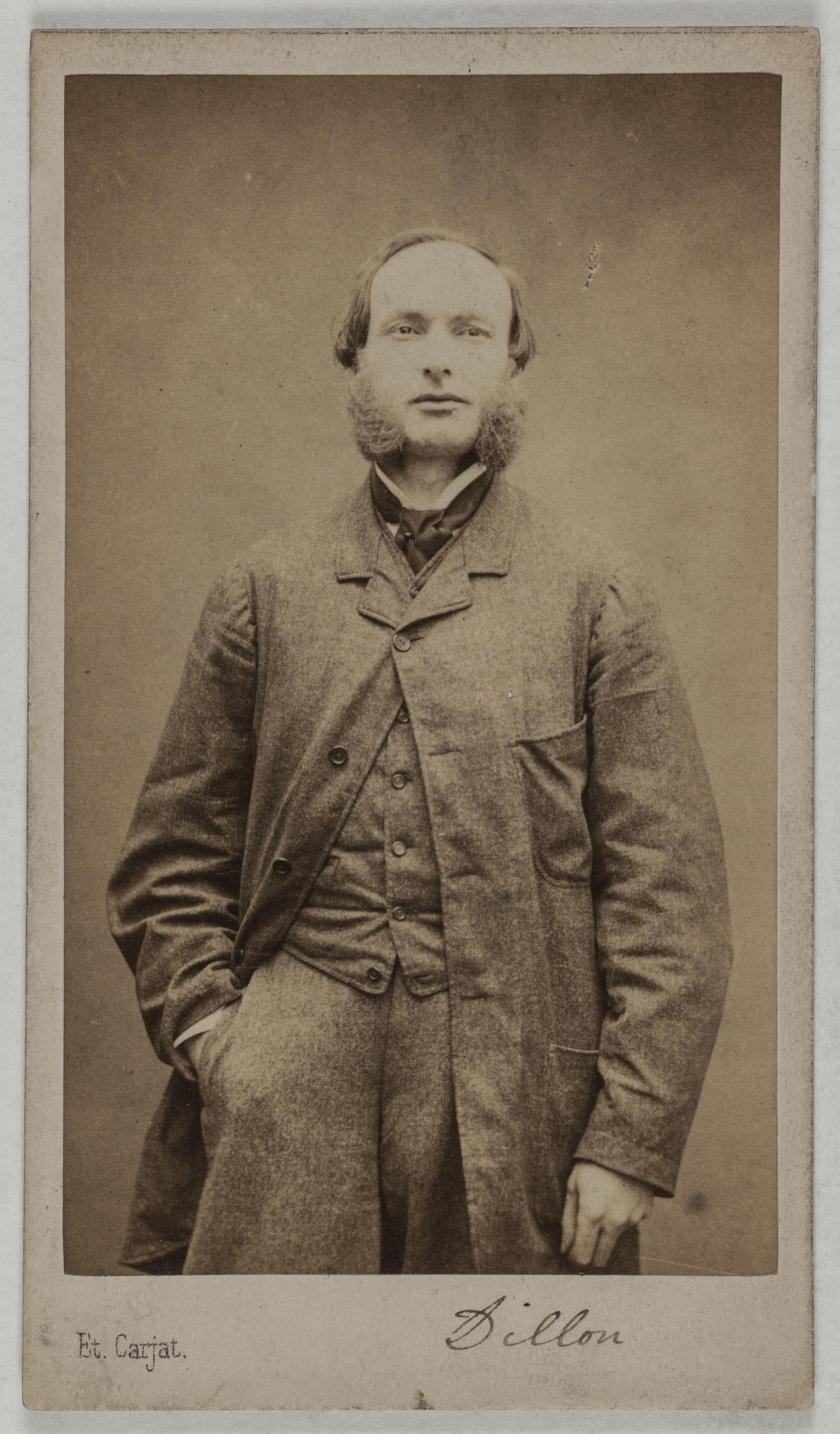 Carjat & Cie, Portrait de Dillon, (journaliste ?)
