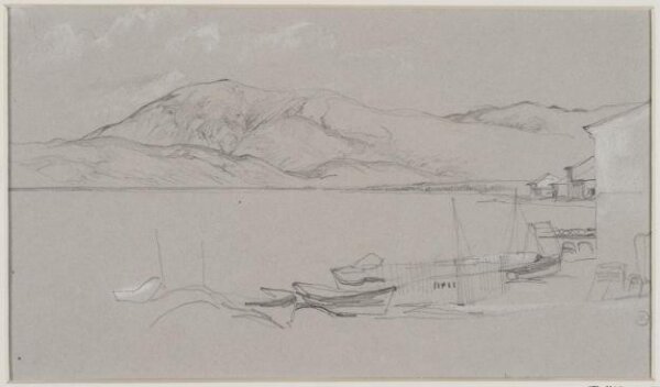 John Frederick Lewis, Sketches of Patras and Zante harbours