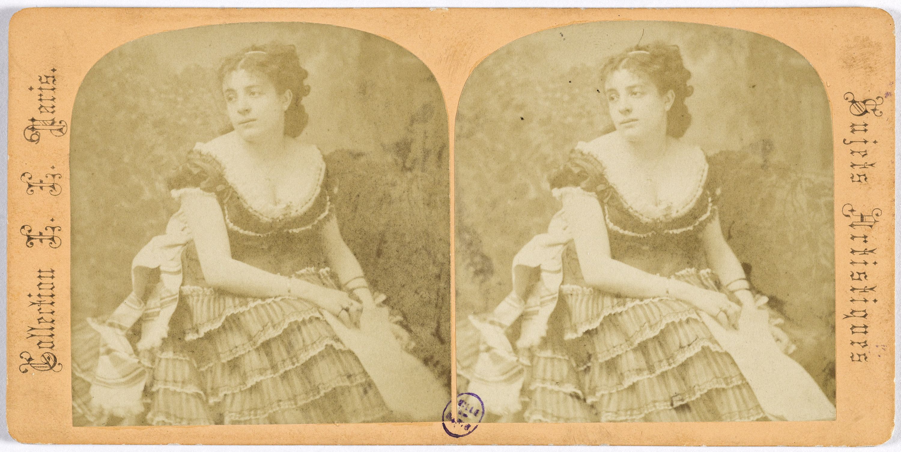 Anonyme, Portrait de Anna Judic, (Anne Marie-Louise Damiens, Dame Israël, dite), (1849-1911), (actrice)