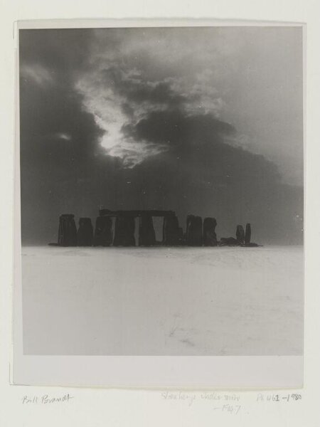 Bill Brandt, Stonehenge Under Snow