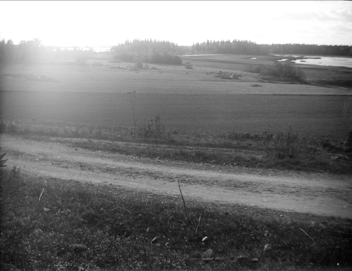 August Fredrik Schagerström, Landskapsvy vid Skarbo, Vendels socken, Uppland oktober 1925