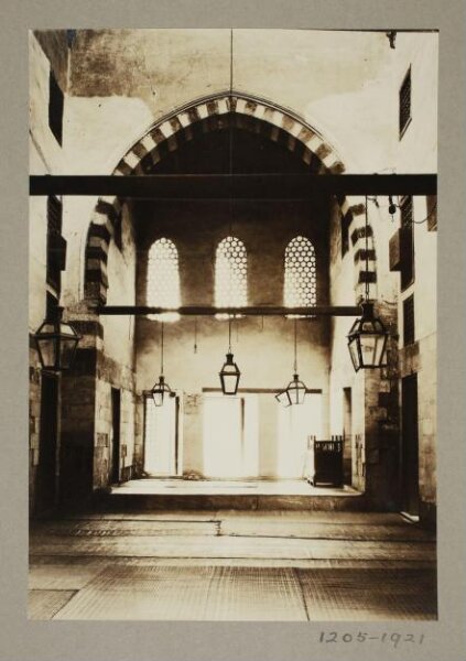 K.A.C. Creswell, North west iwan of the mosque of Mamluk Amir Mahmud al-Kurdi, Cairo