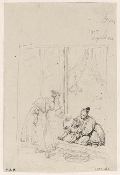 George Chinnery, A Chinese amah with a Western chilld