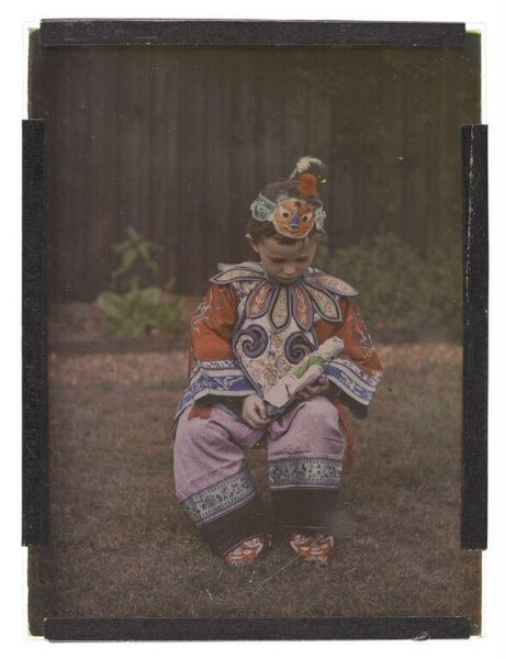 Unknown, Child in Chinese dress