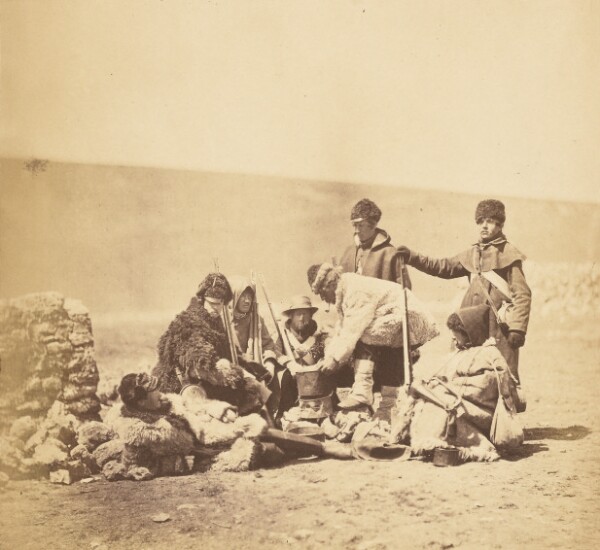 Roger Fenton, Group of the 47th in Winter Dress