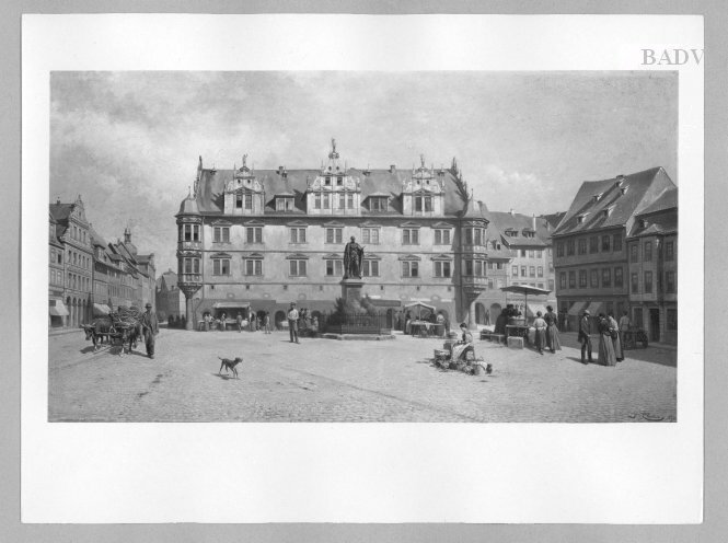 Jacques Carabain, market-square at Coburg
