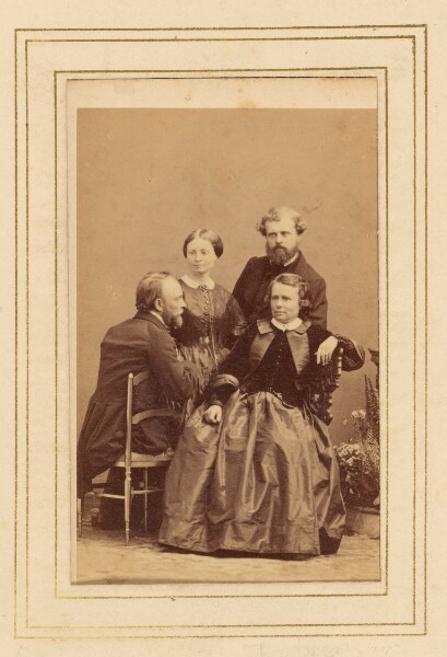 André Adolphe-Eugène Disdéri, Rosa Bonheur and family [Rosa Bonheur et sa famille]
