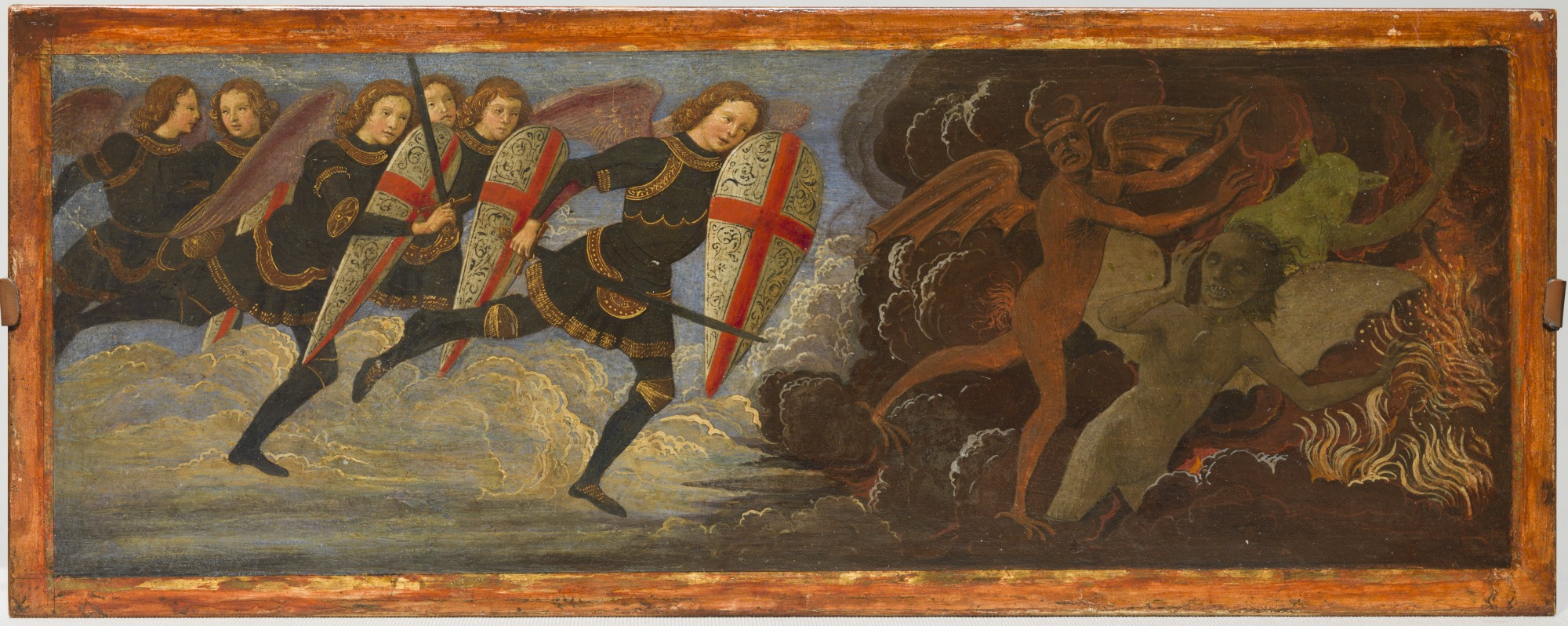 Domenico Ghirlandaio, Archangel Saint Michael and the Angels at War with the Devil
