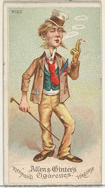 Allen & Ginter, Mike, from World's Dudes series (N31) for Allen & Ginter Cigarettes