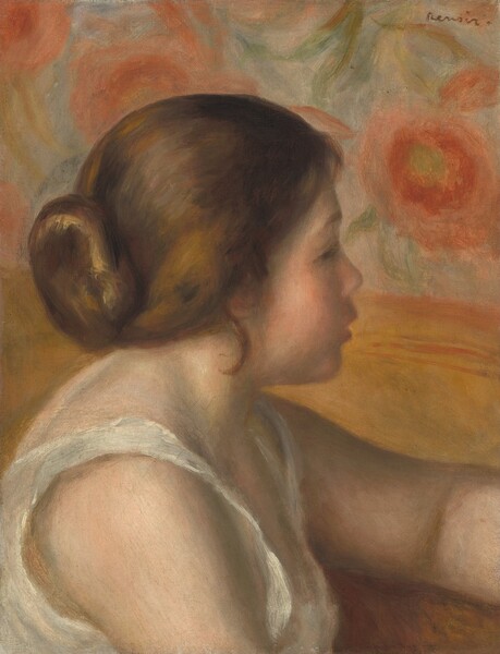 Auguste Renoir, Head of a Young Girl
