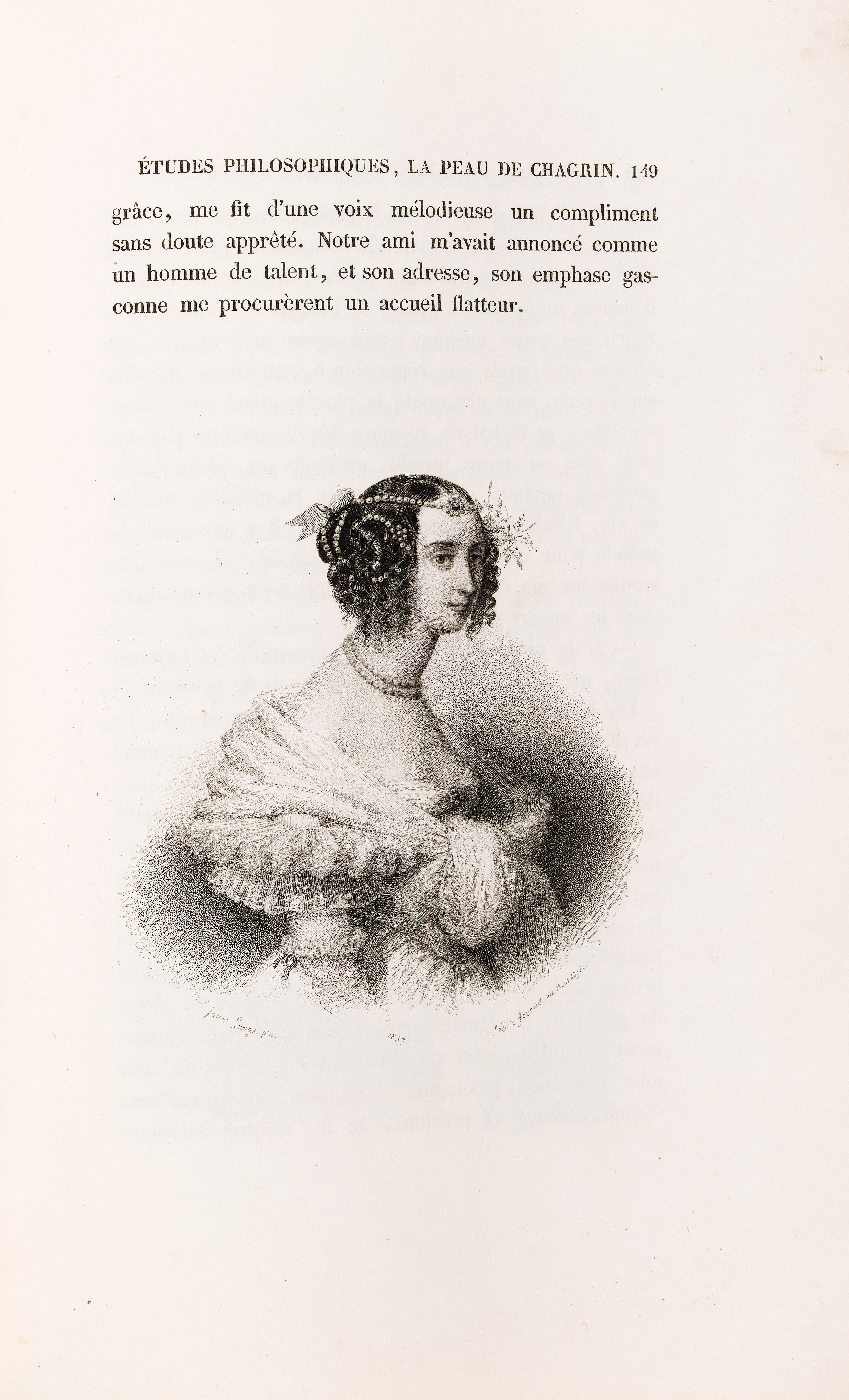 Ange-Louis Janet, [Portrait de Foedora]