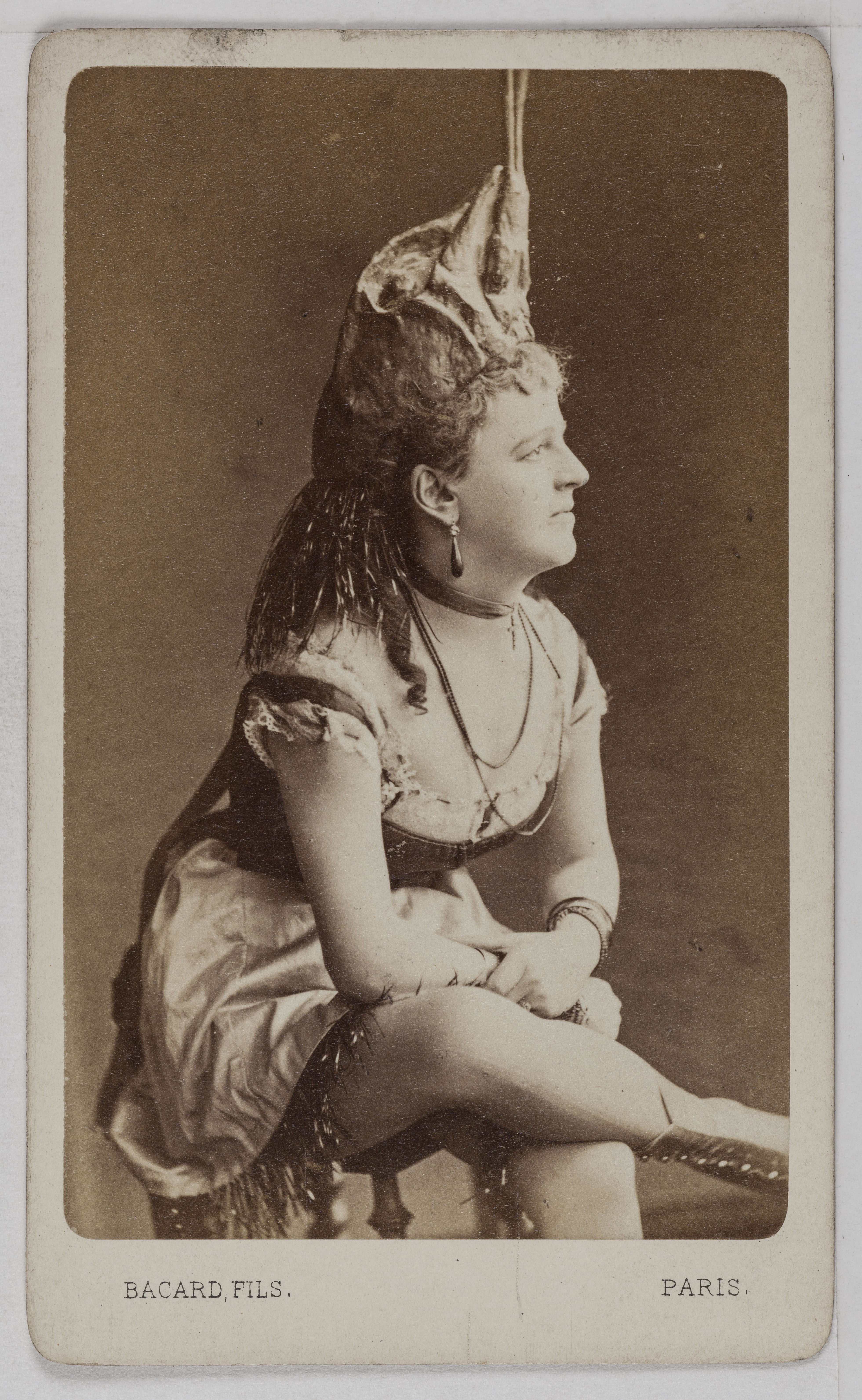 Bacard Fils, Portrait de Mandarine, (actrice)