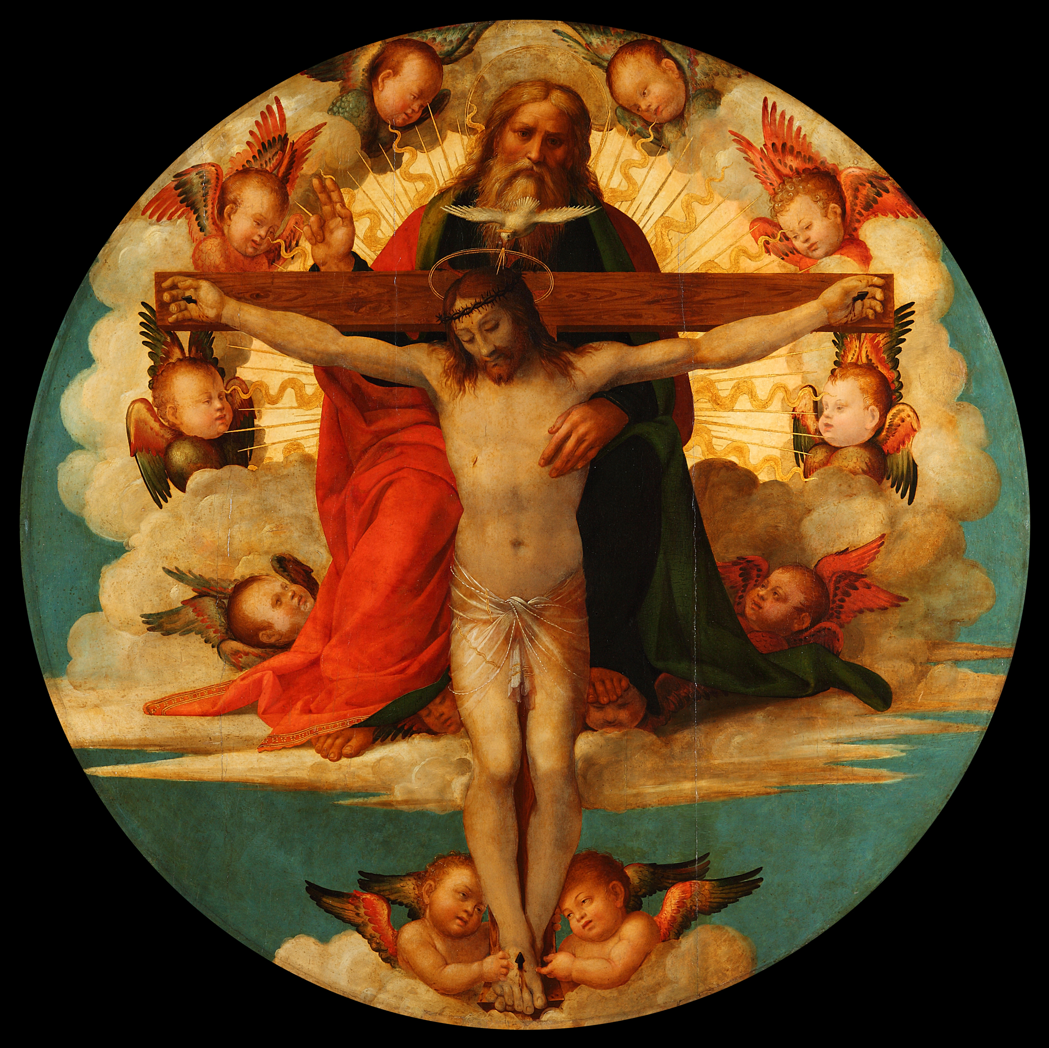 Francesco Granacci, The Holy Trinity (Seat of mercy)