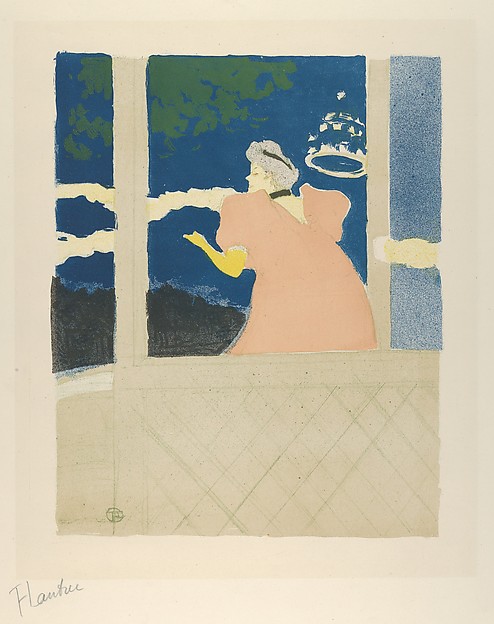 Henri de Toulouse-Lautrec, At Les Ambassadeurs (Au Café-Concert / At the Café Concert), from "L'Estampe Originale"