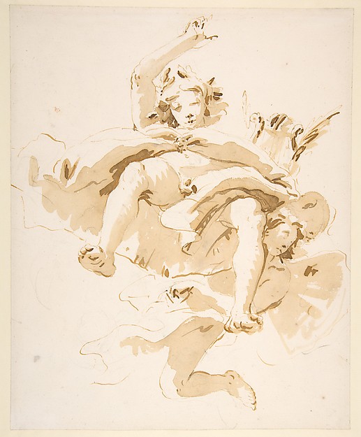 Giovanni Battista Tiepolo, Apollo Supported by a Winged Genius