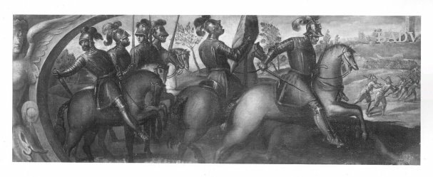 Palma il Giovane, soldiers on horseback