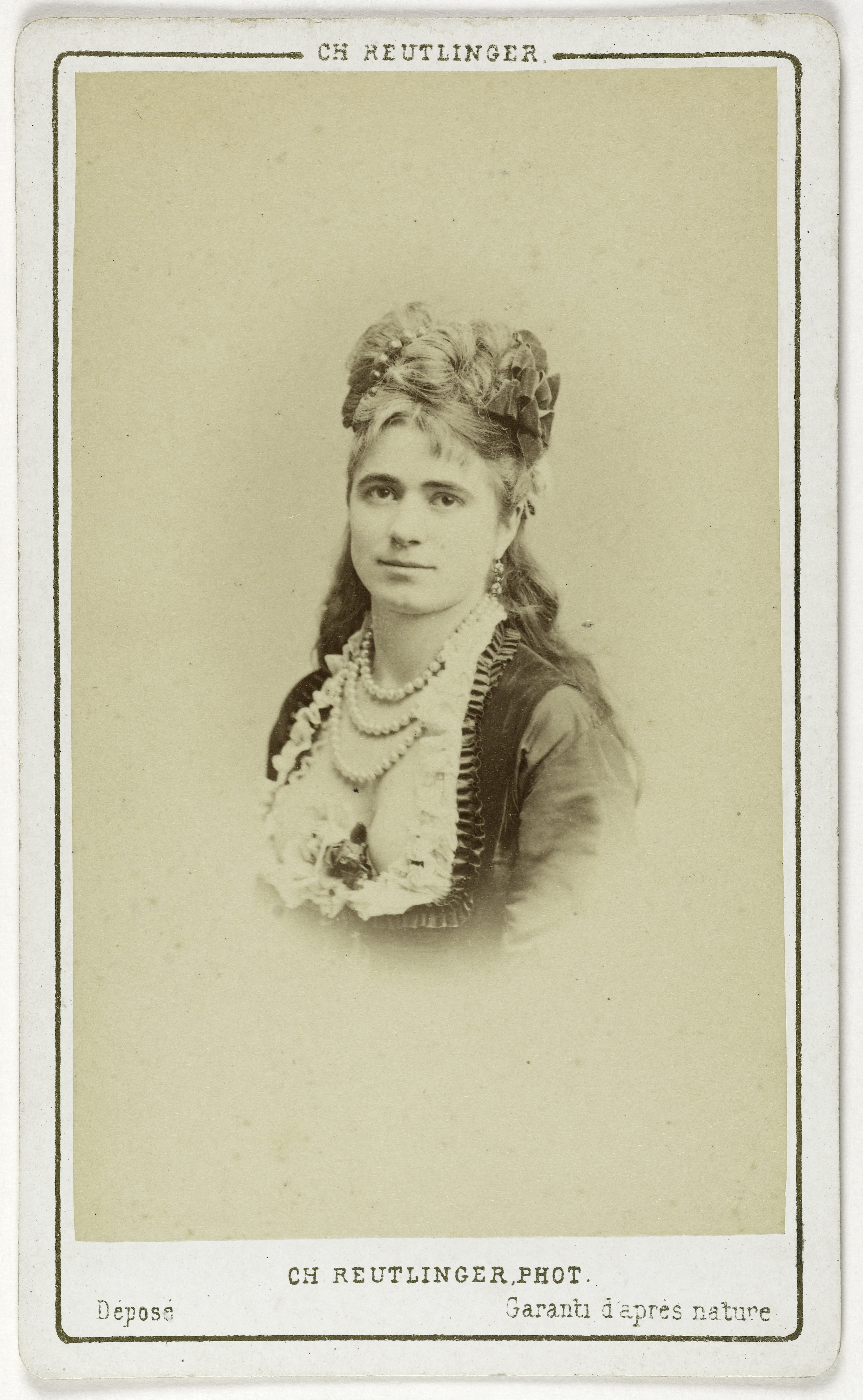 Charles Reutlinger, Portrait de Laffin, (actrice)