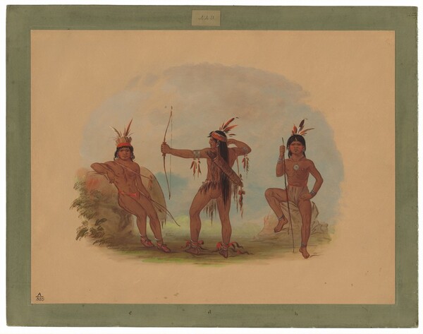 George Catlin, Three Woyaway Indians