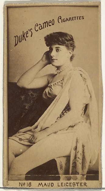W. Duke, Sons & Co., Card Number 16, Maud Leicester, from the Actors and Actresses series (N145-4) issued by Duke Sons & Co. to promote Cameo Cigarettes