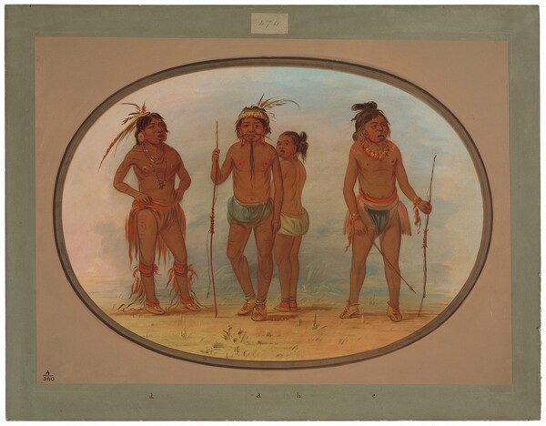 George Catlin, Members of the Botocudo Tribe