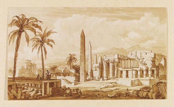 Unknown, General View of the Ruins of the Palace of Sesostris or Osymandias