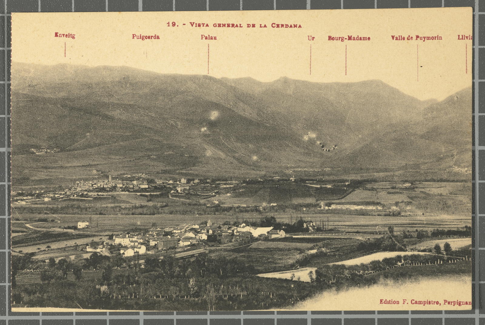 Desconegut, 19.- Vista general de la Cerdaña