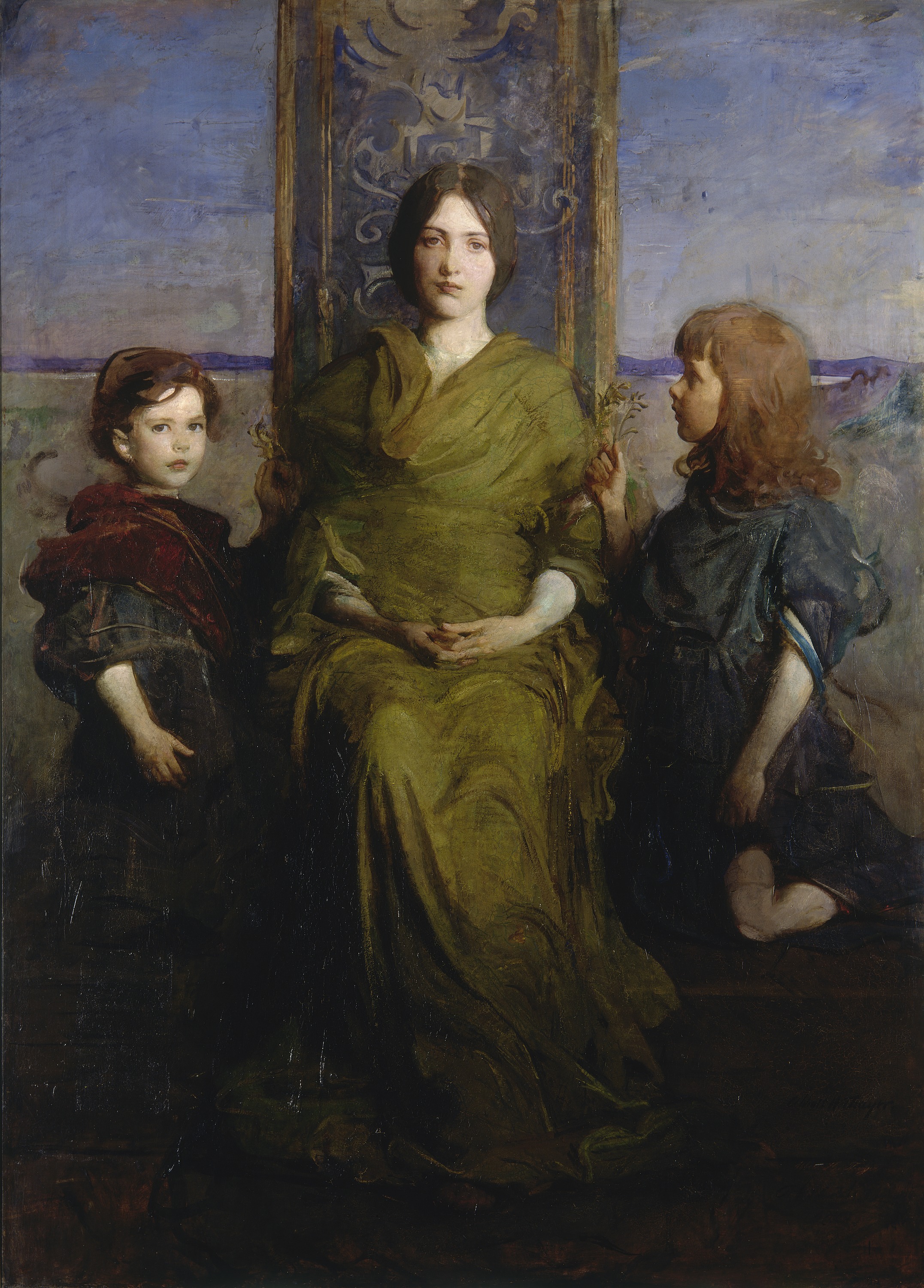 Abbott Handerson Thayer, Virgin Enthroned