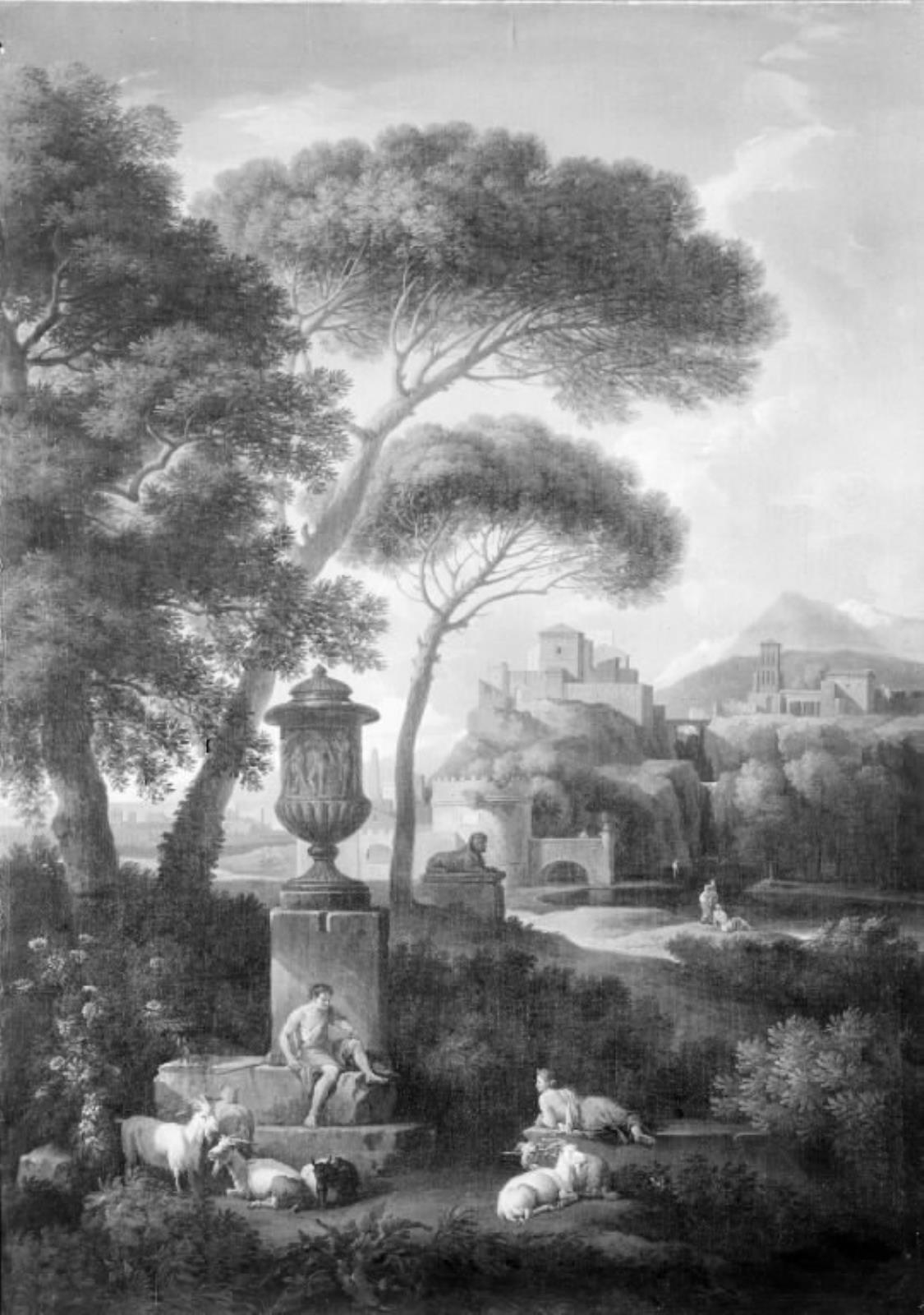 Jan Frans van Bloemen, Landskab med Cecilia Metellas grav