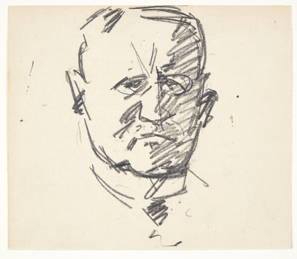 Edvard Weie, Studie til et portræt af professor, dr.med. Carl Lorentzen (1860-1932)