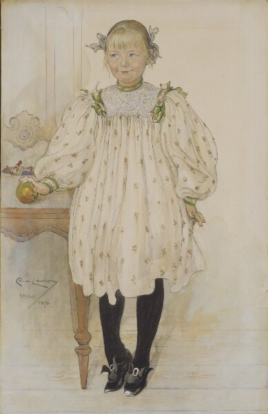 Carl Larsson, Martha Winslow som barn