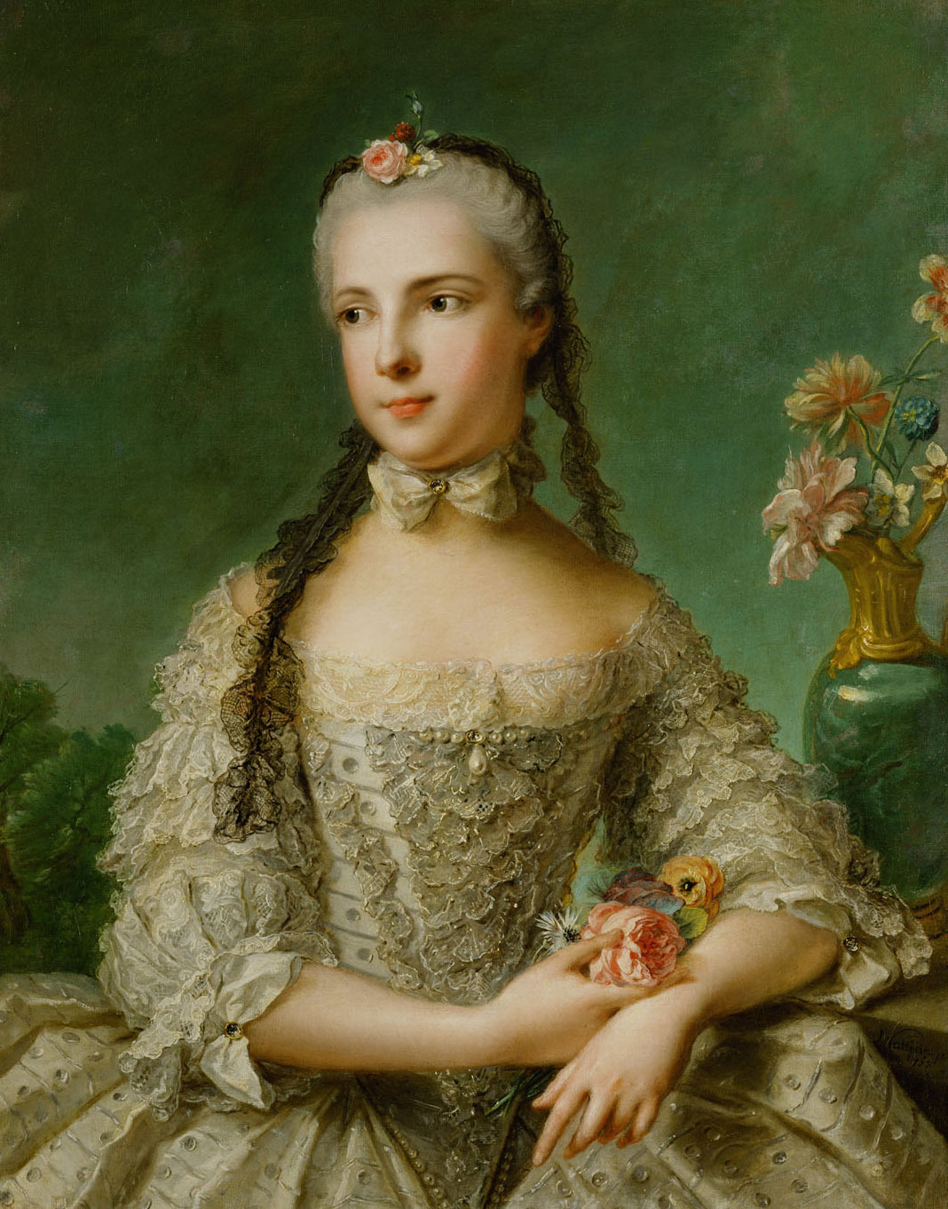 Jean-Marc Nattier, Princess Maria Isabella of Parma (1741-1763), wife of Joseph II.