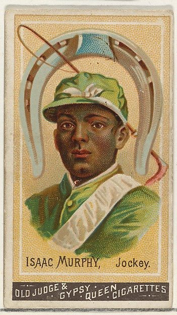 Goodwin & Company, Isaac Murphy, Jockey, from the Goodwin Champion series for Old Judge and Gypsy Queen Cigarettes