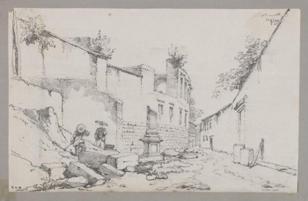 George Chinnery, Ruins of the Dutch Factory at Macao