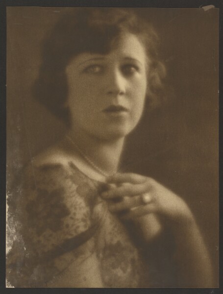 Louis Fleckenstein, [Portrait of a Woman Wearing Lace Top]