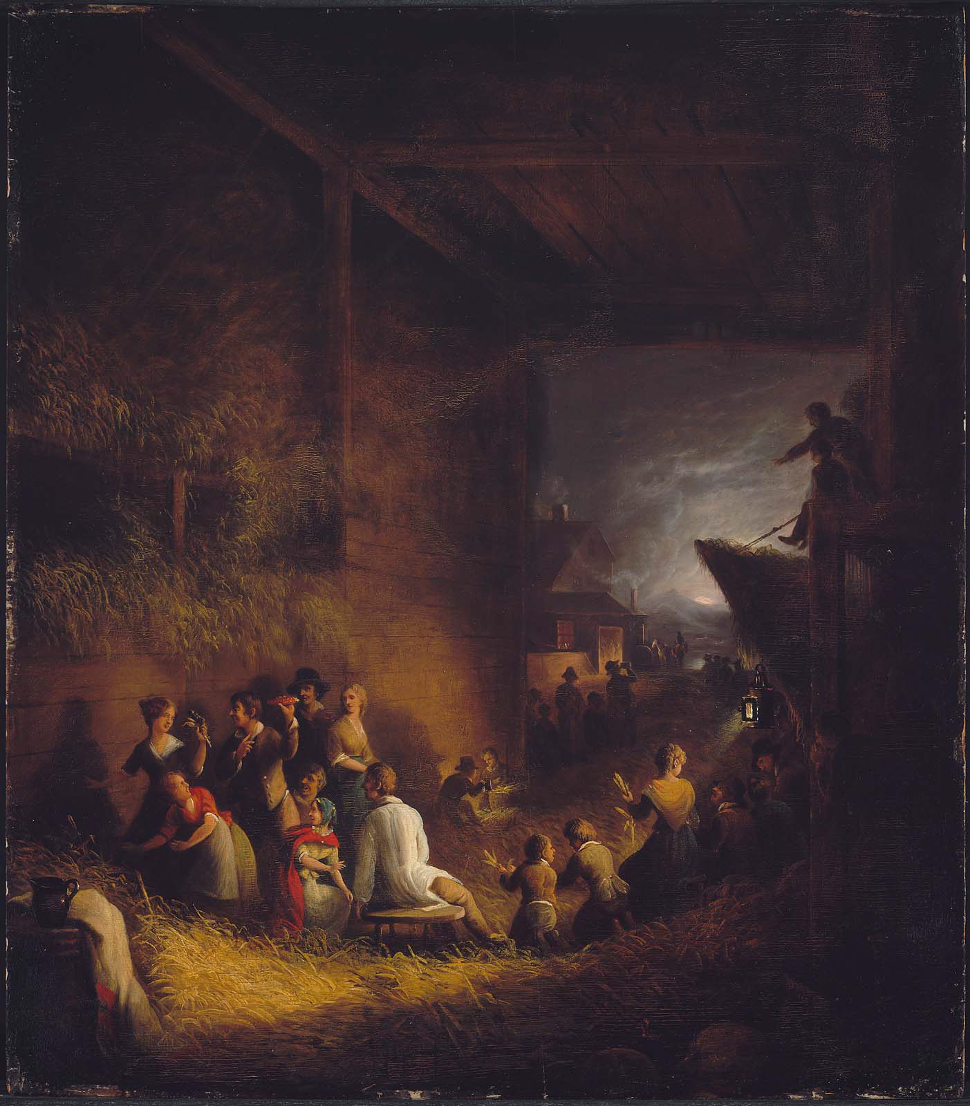 Alvan Fisher, Corn Husking Frolic