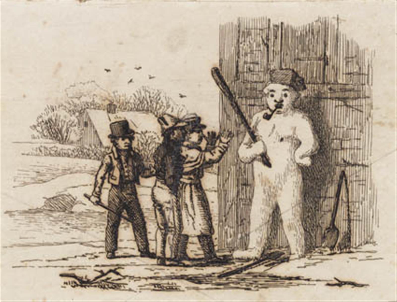 Martinus Rørbye, Illustration til "Halvhundrede Fabler for Børn" af Hey