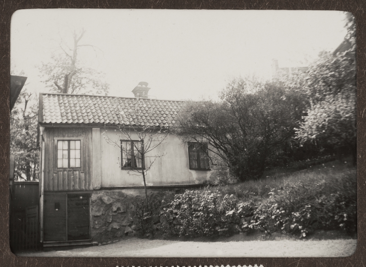 August Fredrik Schagerström, “Upsala. Cottage at the parish of Trinity. School plot at Karolina,” Oden district, Uppsala 1929