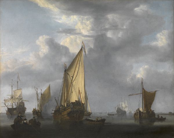 Willem van de Velde II, The Canon Shot