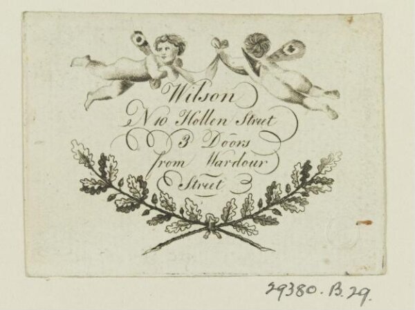 Unknown, Trade cards, tailpieces and titles etc
