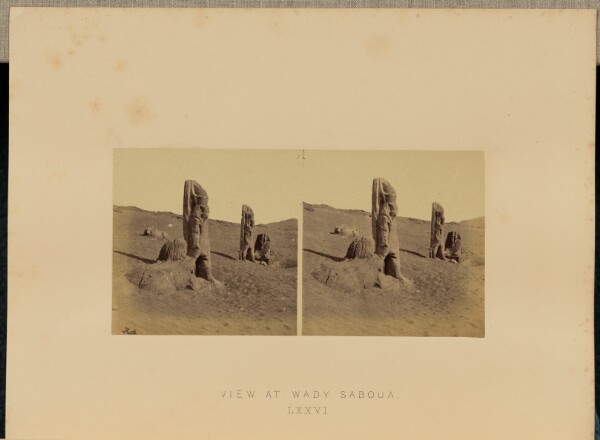 Francis Frith, View at Wady Saboua