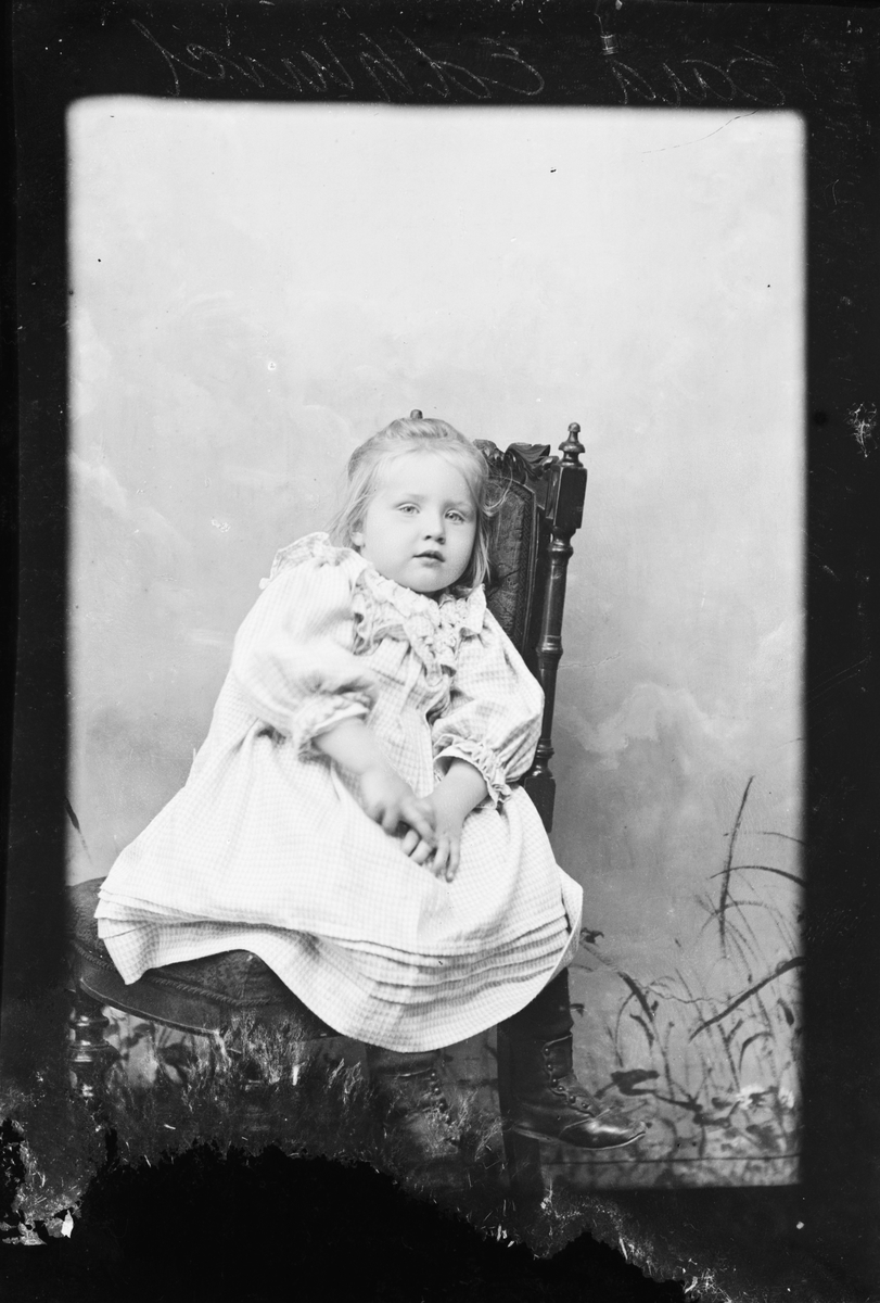 Skötsner-Edhlund, Ateljéporträtt - Sara Edhlund, Östhammar, Uppland