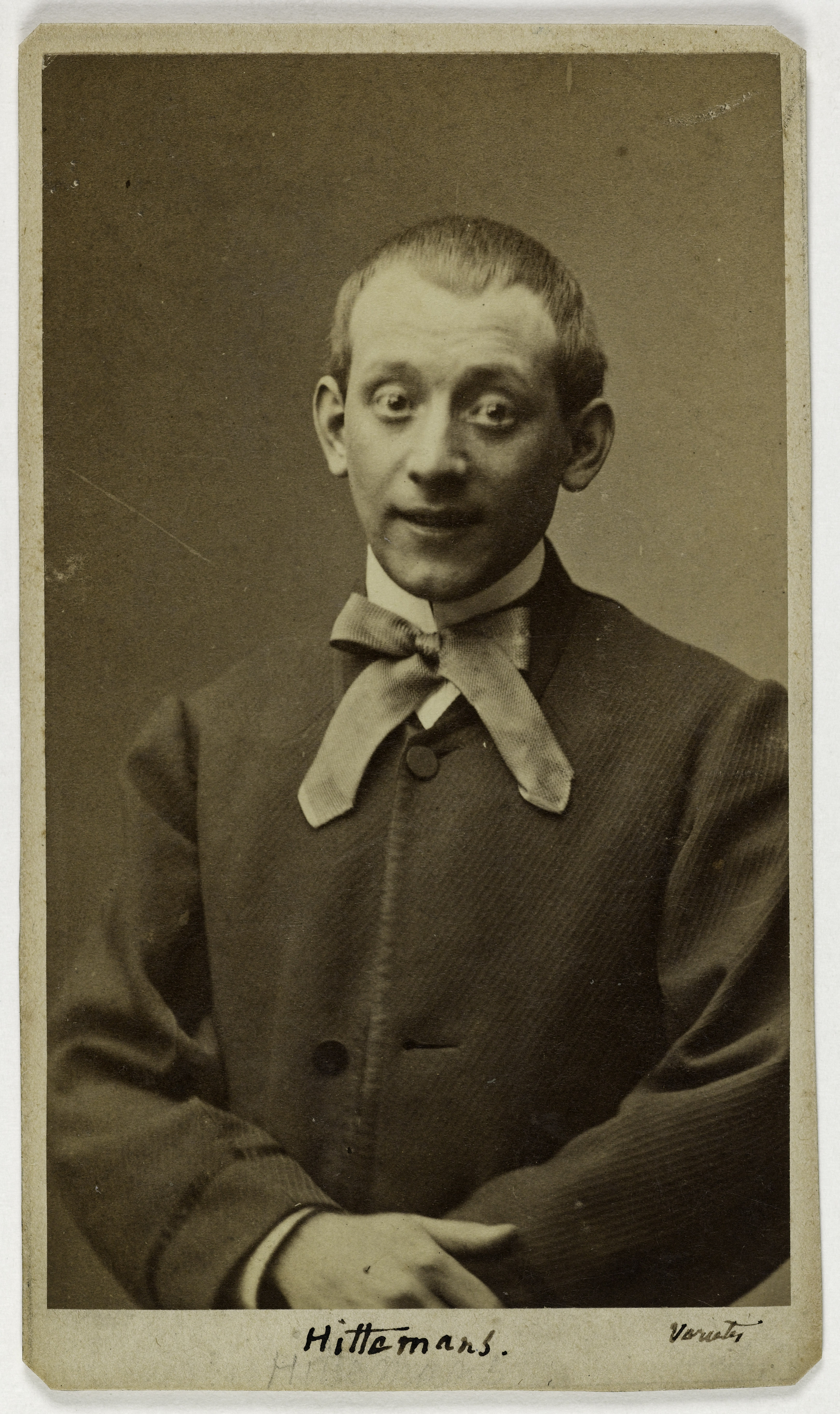 Anonyme, Portrait d'Hittemans, (acteur au théâtre des Variétés)