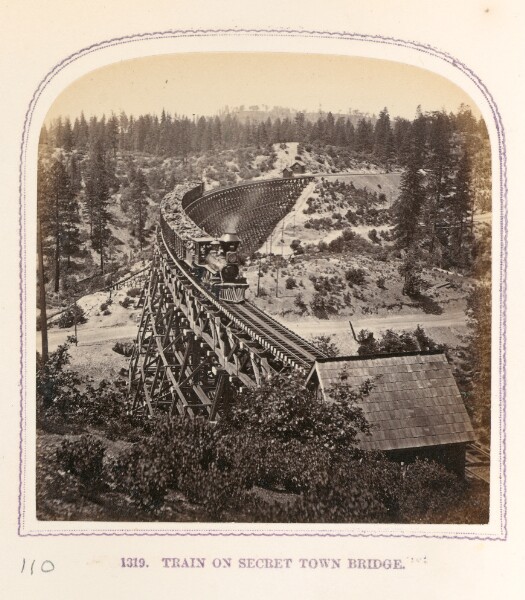 Thomas Houseworth, Train on Secret Town Bridge