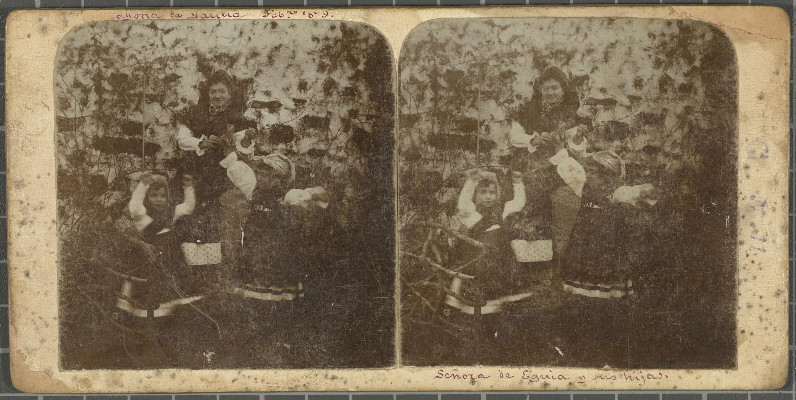 Desconegut, Señora de Eguia y sus hijas
