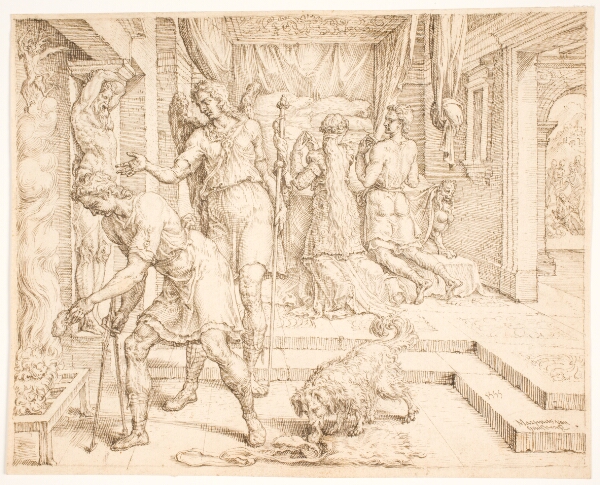 Maarten van Heemskerck, Tobias brænder fiskens lever